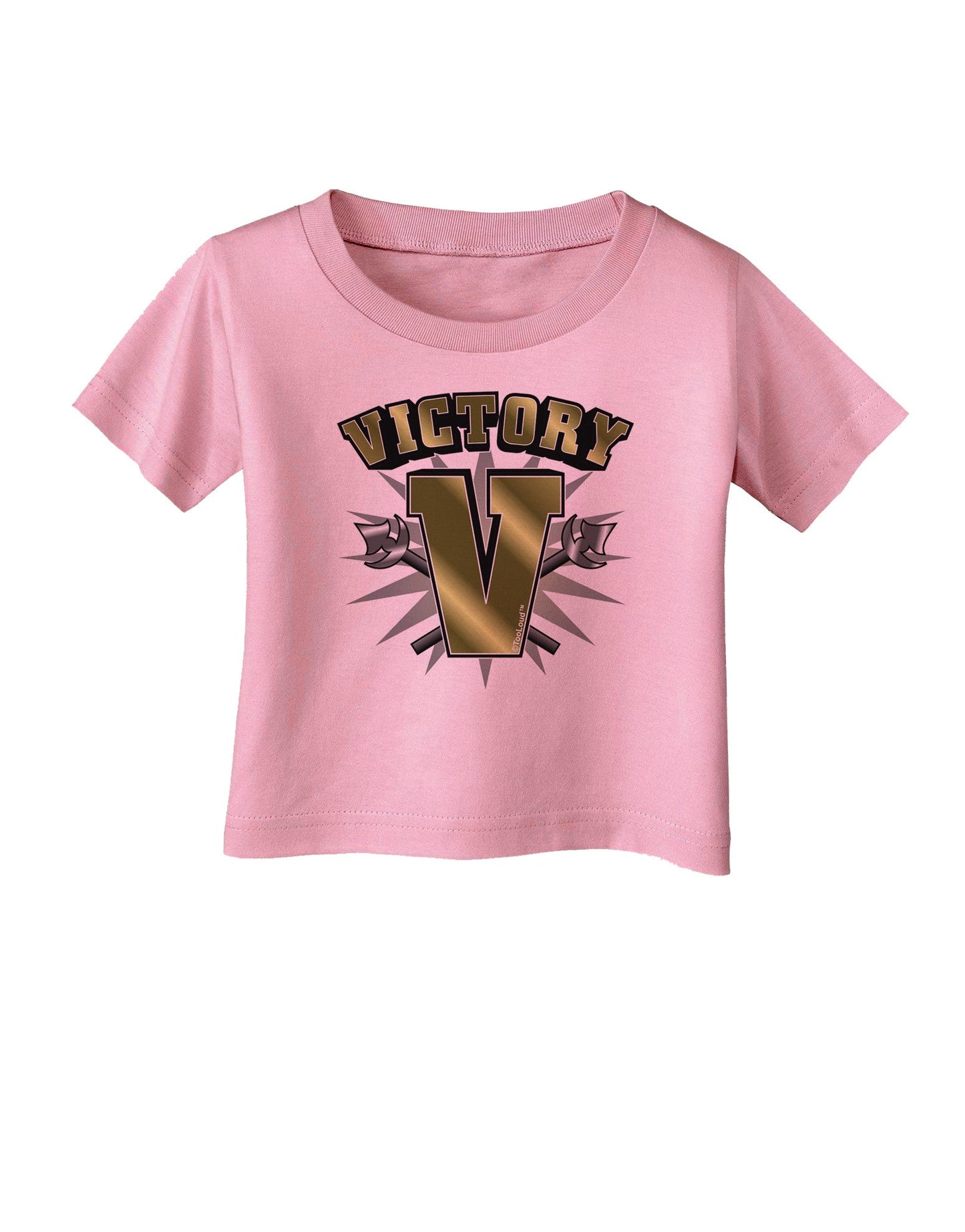 Victory V Infant T-Shirt-Infant T-Shirt-TooLoud-Candy-Pink-06-Months-Davson Sales