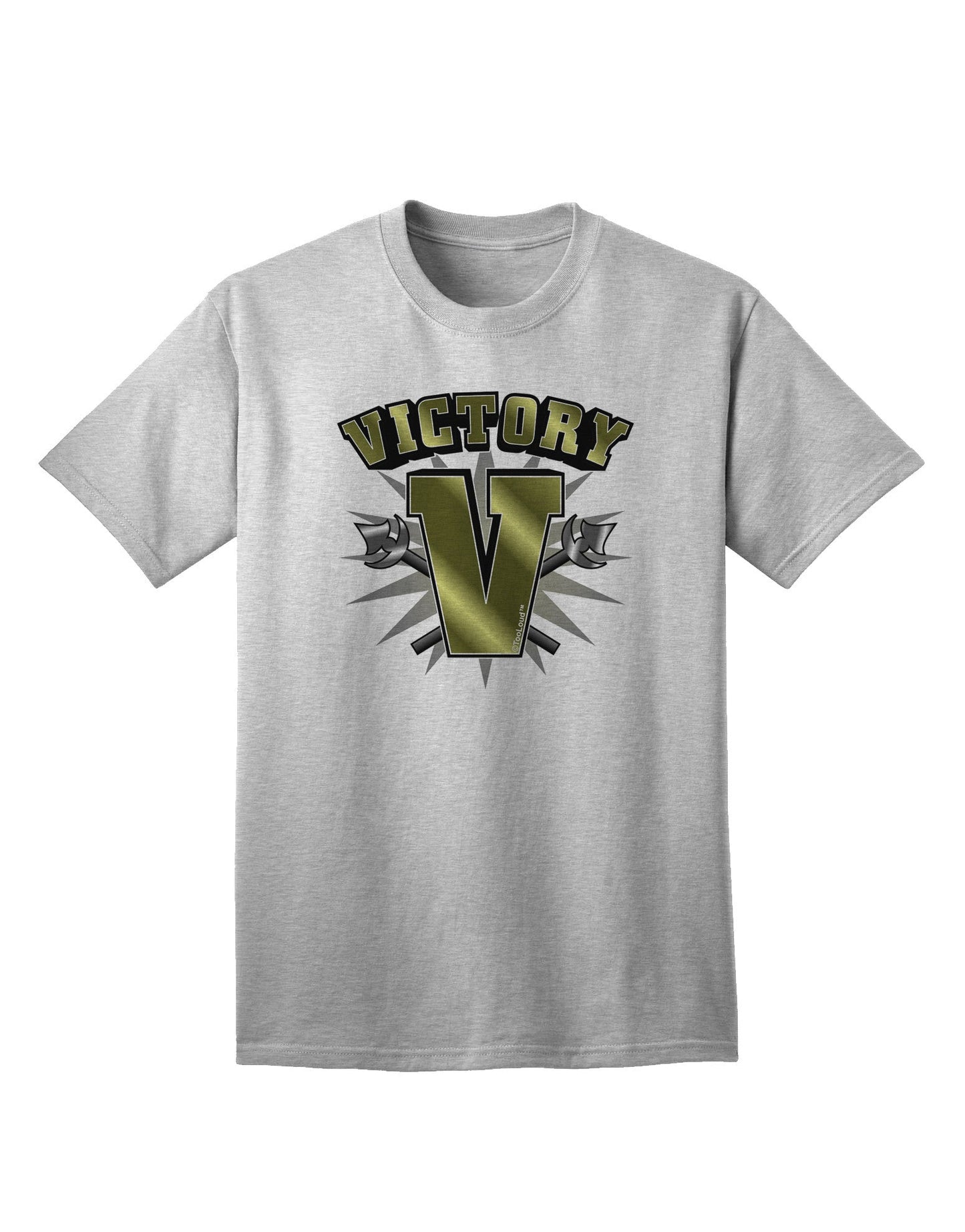 Victory V Premium Adult T-Shirt - Elegance Meets Comfort-Mens T-shirts-TooLoud-AshGray-Small-Davson Sales