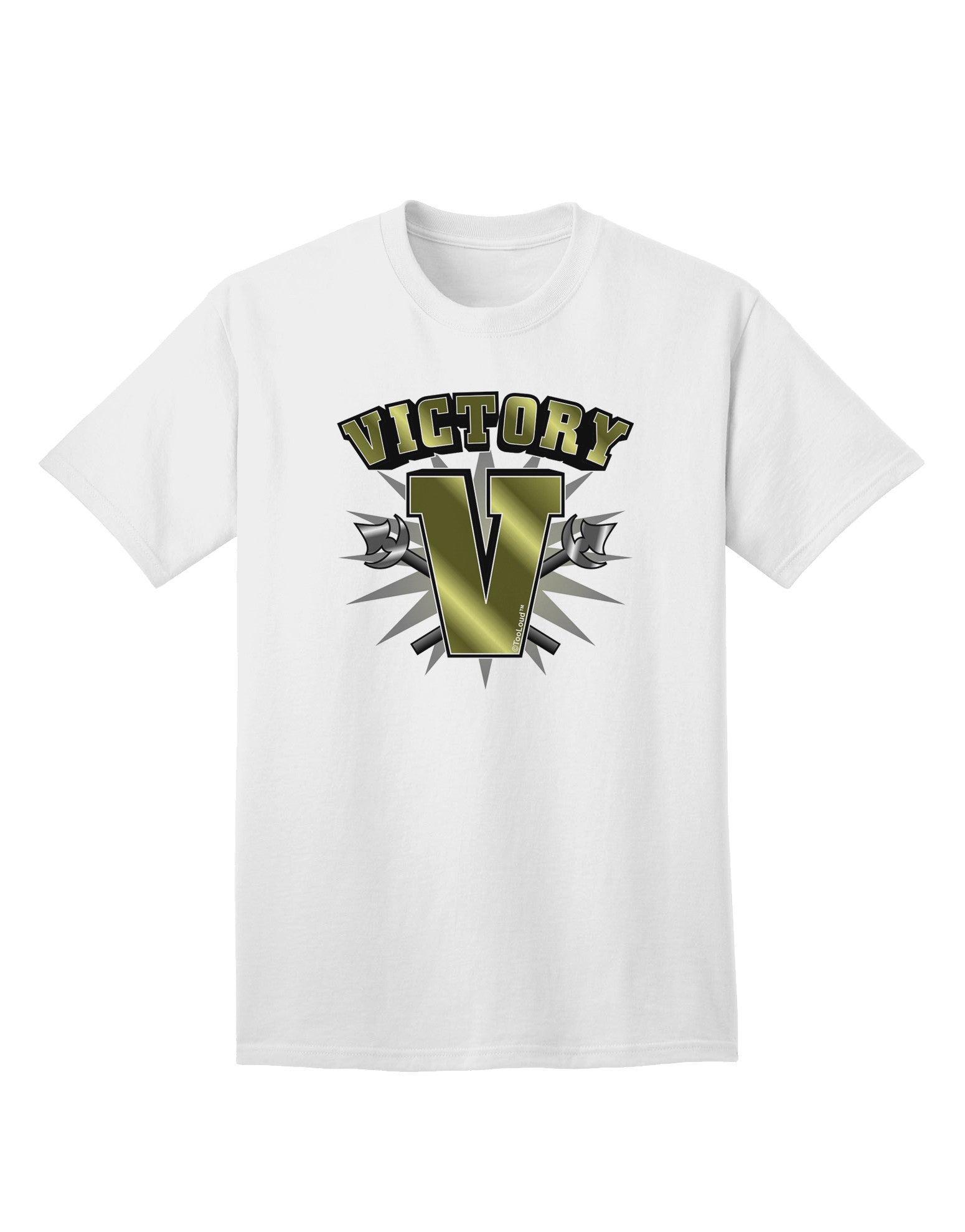 Victory V Premium Adult T-Shirt - Elegance Meets Comfort-Mens T-shirts-TooLoud-White-Small-Davson Sales