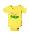 Vigilant Dog Watercolor Baby Romper Bodysuit-Baby Romper-TooLoud-Yellow-06-Months-Davson Sales