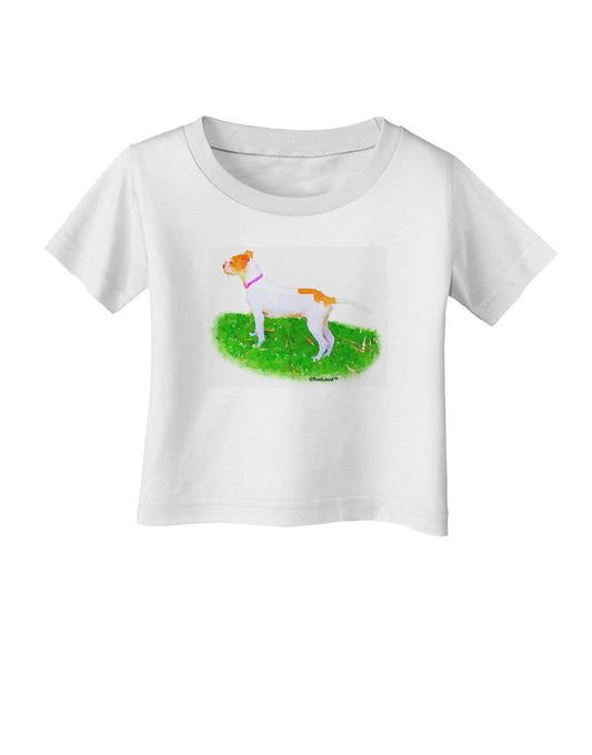 Vigilant Dog Watercolor Infant T-Shirt-Infant T-Shirt-TooLoud-White-06-Months-Davson Sales