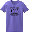 1936 - Ladies Vintage Birth Year Aged To Perfection Birthday T-Shirt