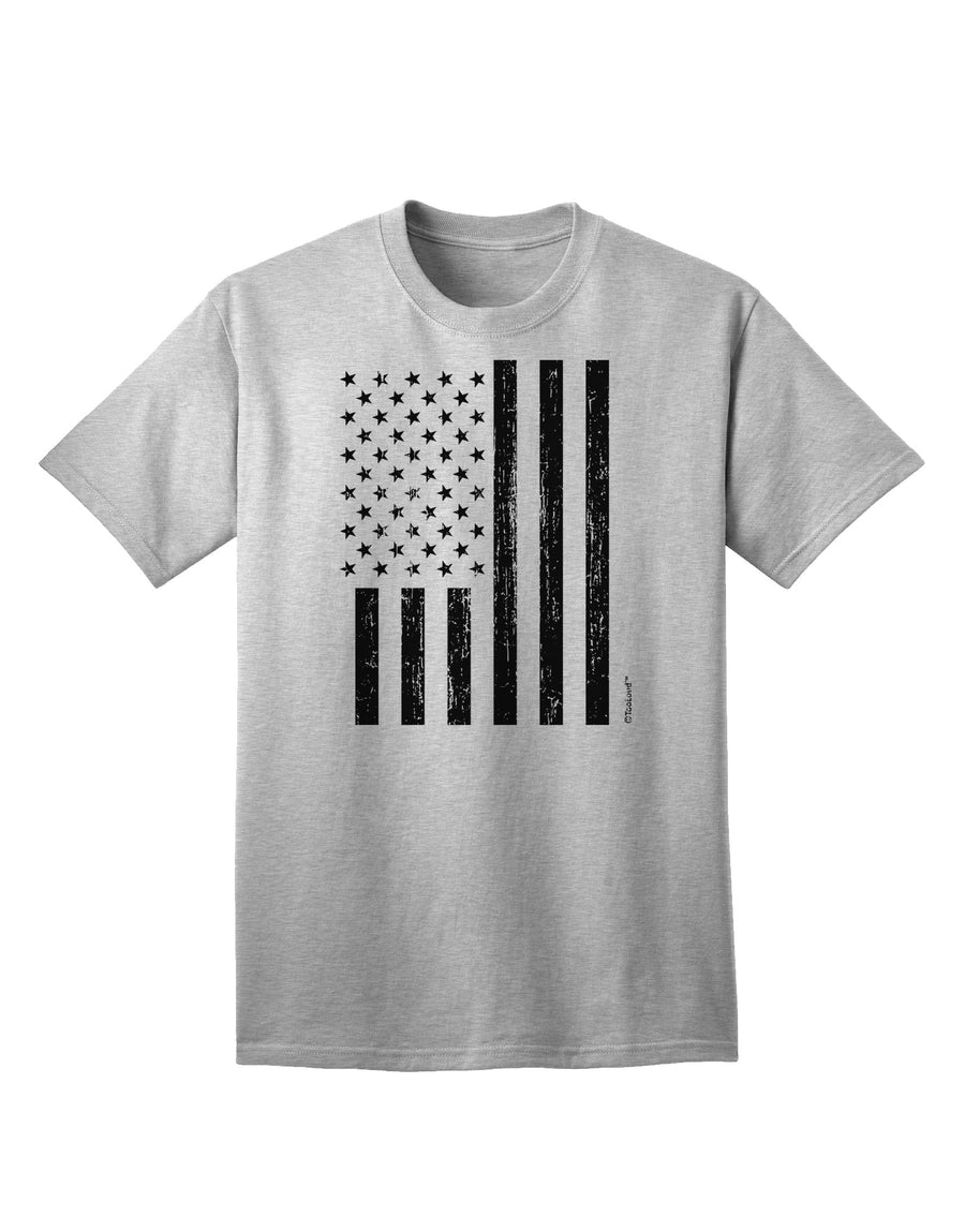 Vintage American Flag Stamp Design - Distressed Adult T-Shirt by TooLoud-Mens T-shirts-TooLoud-White-Small-Davson Sales