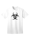 Vintage Apocalypse Adult T-Shirt featuring the Iconic Biohazard Symbol-Mens T-shirts-TooLoud-White-Small-Davson Sales