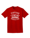 Vintage Birth Year 1924 Adult Dark T-Shirt-Mens T-Shirt-TooLoud-Red-Small-Davson Sales