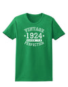 Vintage Birth Year 1924 Womens Dark T-Shirt-TooLoud-Kelly-Green-X-Small-Davson Sales