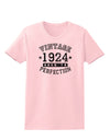 Vintage Birth Year 1924 Womens T-Shirt-Womens T-Shirt-TooLoud-PalePink-X-Small-Davson Sales