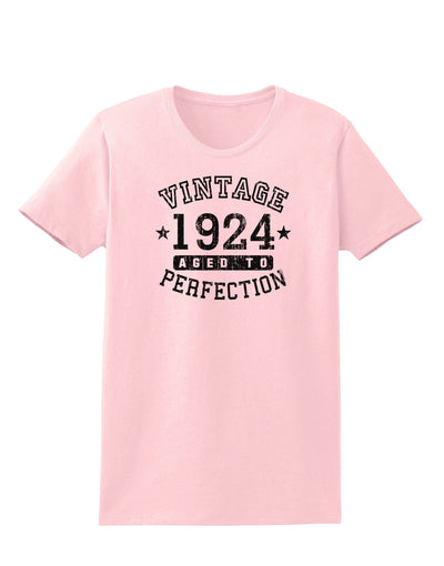 Vintage Birth Year 1924 Womens T-Shirt-Womens T-Shirt-TooLoud-PalePink-X-Small-Davson Sales