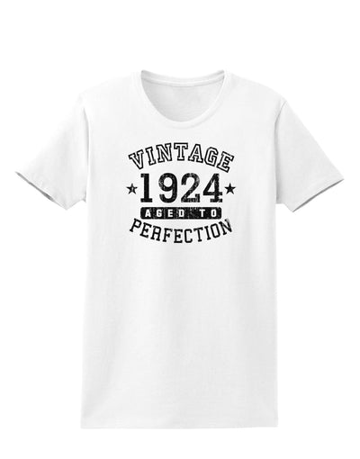 Vintage Birth Year 1924 Womens T-Shirt-Womens T-Shirt-TooLoud-White-X-Small-Davson Sales