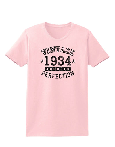 Vintage Birth Year 1934 Womens T-Shirt-Womens T-Shirt-TooLoud-PalePink-X-Small-Davson Sales