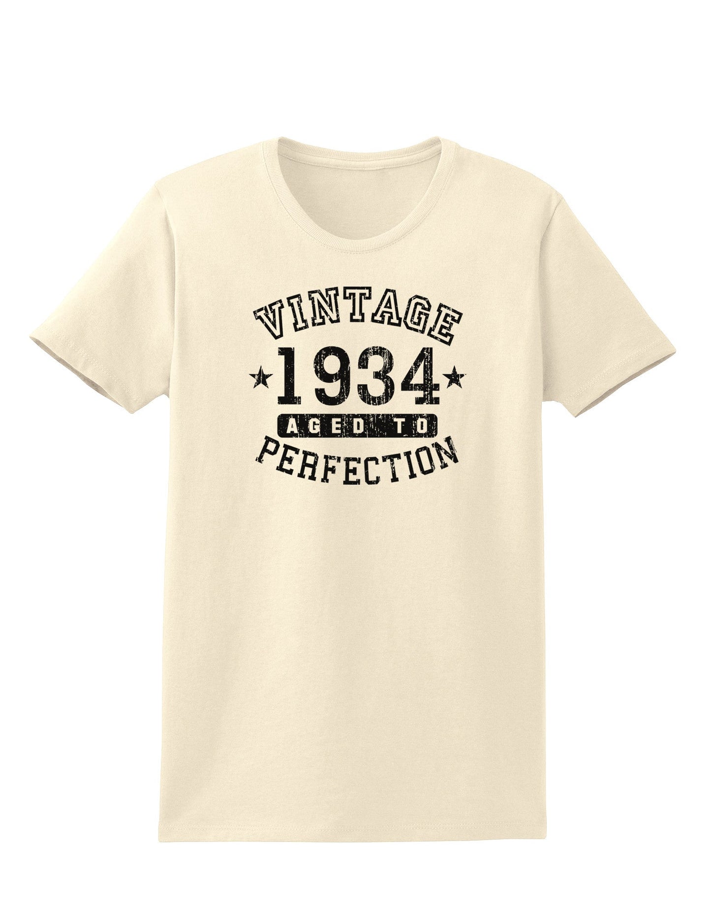Vintage Birth Year 1934 Womens T-Shirt-Womens T-Shirt-TooLoud-Natural-X-Small-Davson Sales
