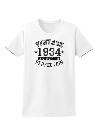 Vintage Birth Year 1934 Womens T-Shirt-Womens T-Shirt-TooLoud-White-X-Small-Davson Sales