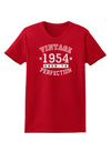 Vintage Birth Year 1954 Womens Dark T-Shirt-TooLoud-Red-X-Small-Davson Sales