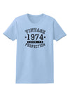 Vintage Birth Year 1974 Womens T-Shirt-Womens T-Shirt-TooLoud-Light-Blue-X-Small-Davson Sales