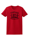 Vintage Birth Year 1974 Womens T-Shirt-Womens T-Shirt-TooLoud-Red-X-Small-Davson Sales