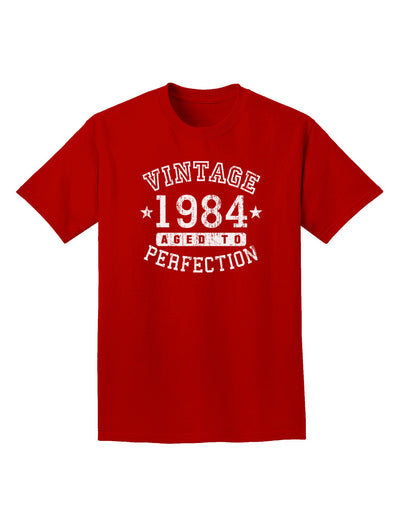 Vintage Birth Year 1984 Adult Dark T-Shirt-Mens T-Shirt-TooLoud-Red-Small-Davson Sales