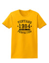 Vintage Birth Year 1984 Womens T-Shirt-Womens T-Shirt-TooLoud-Gold-X-Small-Davson Sales