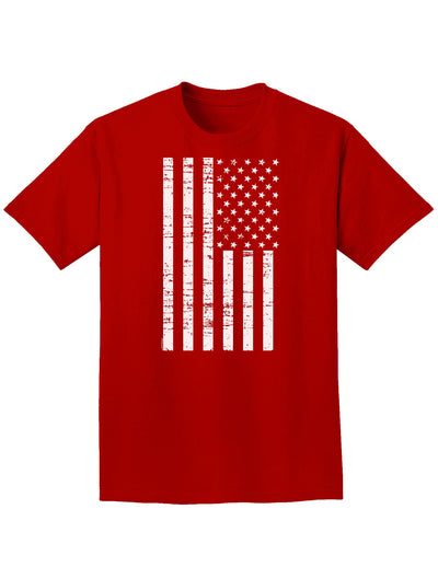 Vintage Black and White USA Flag Adult Dark T-Shirt-Mens T-Shirt-TooLoud-Red-Small-Davson Sales