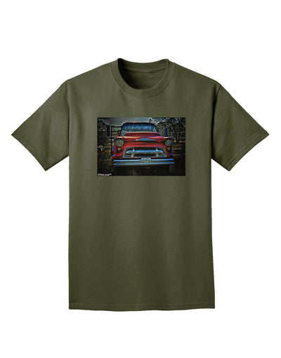 Vintage Truck Adult Dark T-Shirt-Mens T-Shirt-TooLoud-Military-Green-Small-Davson Sales