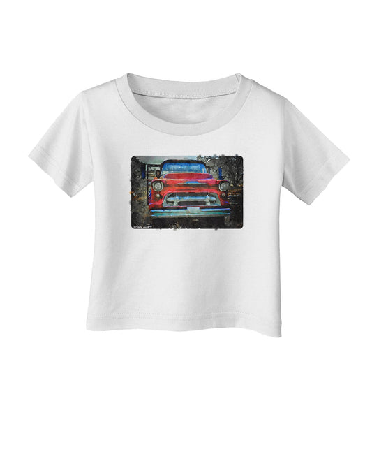 Vintage Truck Watercolor Infant T-Shirt-Infant T-Shirt-TooLoud-White-06-Months-Davson Sales