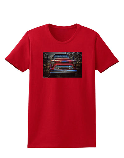 Vintage Truck Womens Dark T-Shirt-TooLoud-Red-X-Small-Davson Sales