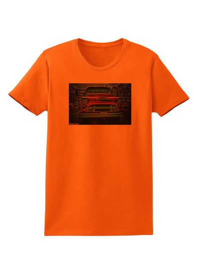 Vintage Truck Womens T-Shirt-Womens T-Shirt-TooLoud-Orange-X-Small-Davson Sales