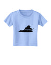 Virginia - United States Shape Toddler T-Shirt by TooLoud-Toddler T-Shirt-TooLoud-Aquatic-Blue-2T-Davson Sales