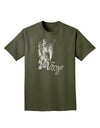 Virgo Illustration Adult Dark T-Shirt-Mens T-Shirt-TooLoud-Military-Green-Small-Davson Sales