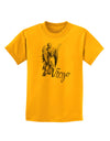 Virgo Illustration Childrens T-Shirt-Childrens T-Shirt-TooLoud-Gold-X-Small-Davson Sales