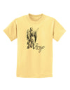 Virgo Illustration Childrens T-Shirt-Childrens T-Shirt-TooLoud-Daffodil-Yellow-X-Small-Davson Sales