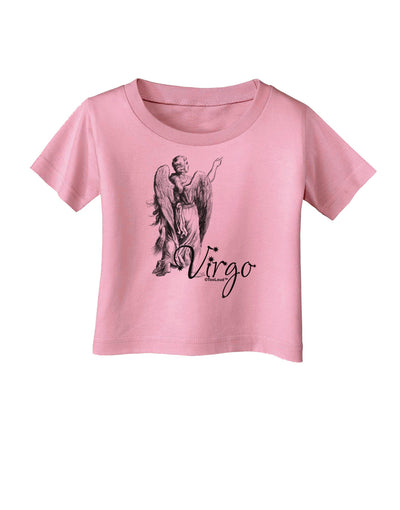 Virgo Illustration Infant T-Shirt-Infant T-Shirt-TooLoud-Candy-Pink-06-Months-Davson Sales