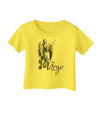 Virgo Illustration Infant T-Shirt-Infant T-Shirt-TooLoud-Yellow-06-Months-Davson Sales