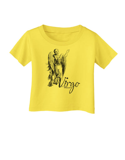 Virgo Illustration Infant T-Shirt-Infant T-Shirt-TooLoud-Yellow-06-Months-Davson Sales