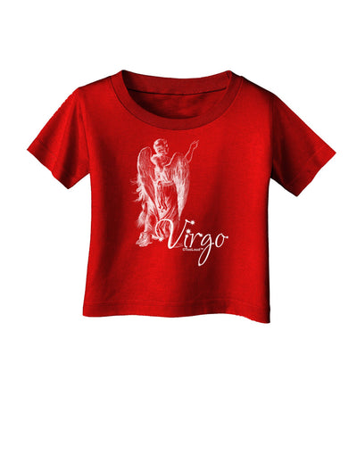 Virgo Illustration Infant T-Shirt Dark-Infant T-Shirt-TooLoud-Red-06-Months-Davson Sales