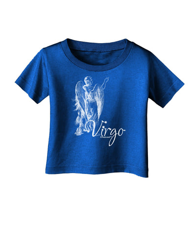 Virgo Illustration Infant T-Shirt Dark-Infant T-Shirt-TooLoud-Royal-Blue-06-Months-Davson Sales