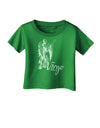 Virgo Illustration Infant T-Shirt Dark-Infant T-Shirt-TooLoud-Clover-Green-06-Months-Davson Sales