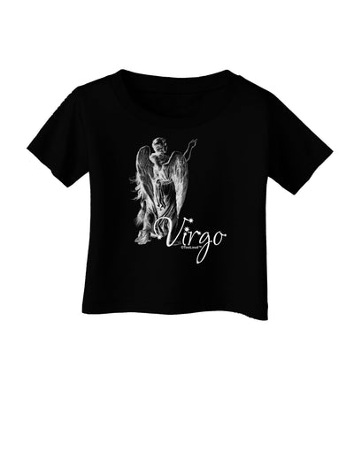 Virgo Illustration Infant T-Shirt Dark-Infant T-Shirt-TooLoud-Black-06-Months-Davson Sales