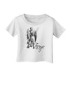 Virgo Illustration Infant T-Shirt-Infant T-Shirt-TooLoud-White-06-Months-Davson Sales