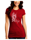 Virgo Illustration Juniors Crew Dark T-Shirt-T-Shirts Juniors Tops-TooLoud-Red-Juniors Fitted Small-Davson Sales