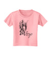 Virgo Illustration Toddler T-Shirt-Toddler T-Shirt-TooLoud-Candy-Pink-2T-Davson Sales