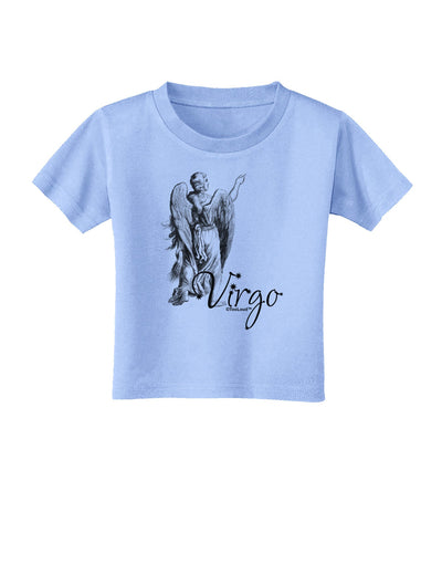 Virgo Illustration Toddler T-Shirt-Toddler T-Shirt-TooLoud-Aquatic-Blue-2T-Davson Sales