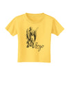 Virgo Illustration Toddler T-Shirt-Toddler T-Shirt-TooLoud-Yellow-2T-Davson Sales