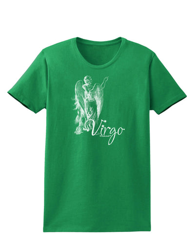 Virgo Illustration Womens Dark T-Shirt-TooLoud-Kelly-Green-X-Small-Davson Sales
