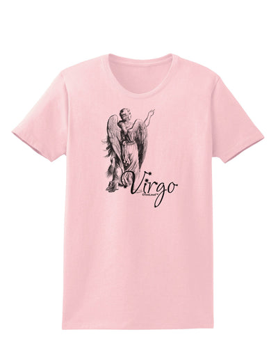 Virgo Illustration Womens T-Shirt-Womens T-Shirt-TooLoud-PalePink-X-Small-Davson Sales