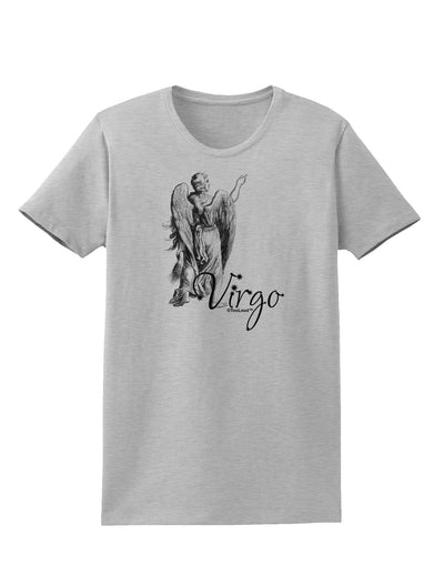 Virgo Illustration Womens T-Shirt-Womens T-Shirt-TooLoud-AshGray-X-Small-Davson Sales