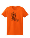 Virgo Illustration Womens T-Shirt-Womens T-Shirt-TooLoud-Orange-X-Small-Davson Sales