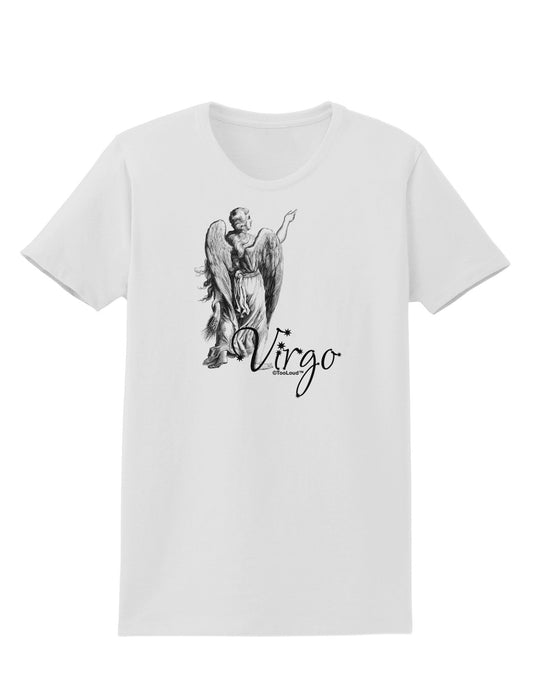Virgo Illustration Womens T-Shirt-Womens T-Shirt-TooLoud-White-X-Small-Davson Sales