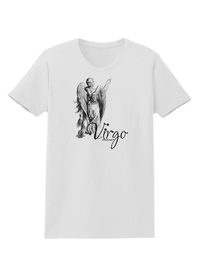 Virgo Illustration Womens T-Shirt-Womens T-Shirt-TooLoud-White-X-Small-Davson Sales