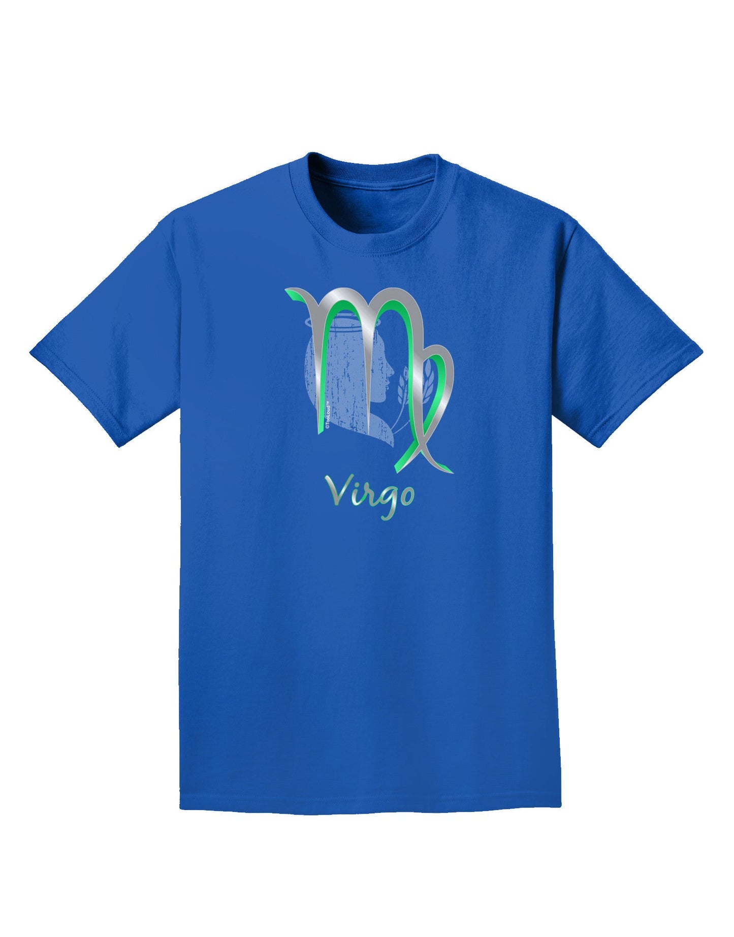 Virgo Symbol Adult Dark T-Shirt-Mens T-Shirt-TooLoud-Royal-Blue-Small-Davson Sales