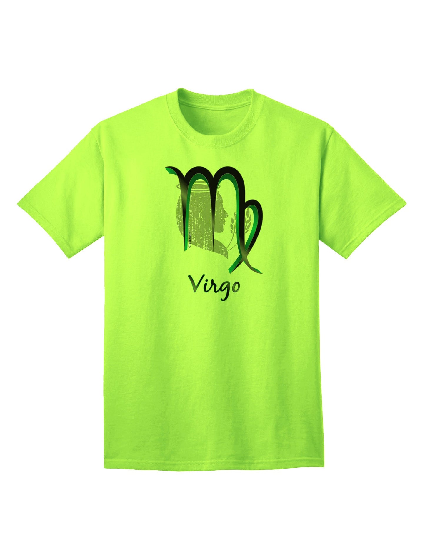 Virgo Symbol Adult T-Shirt-unisex t-shirt-TooLoud-Neon-Green-Small-Davson Sales